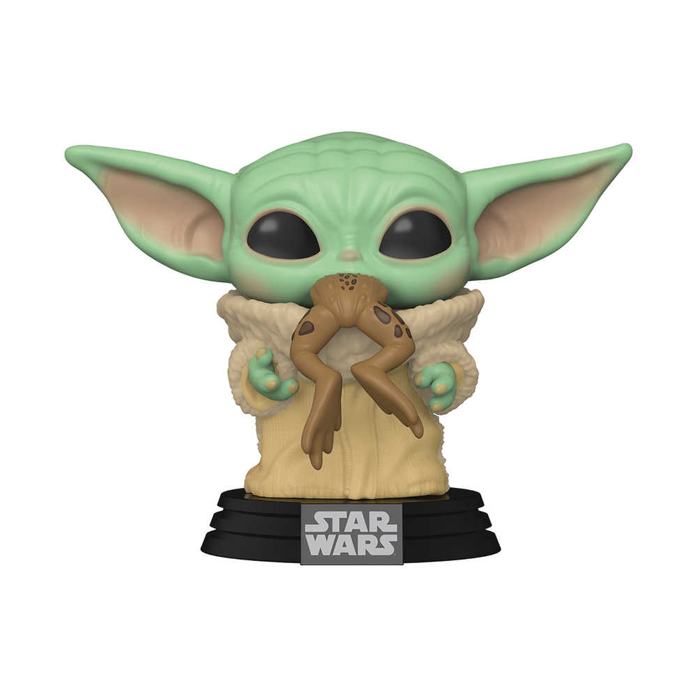 Pop Star Wars Mandalorian Child W/Frog Vinyl Figure