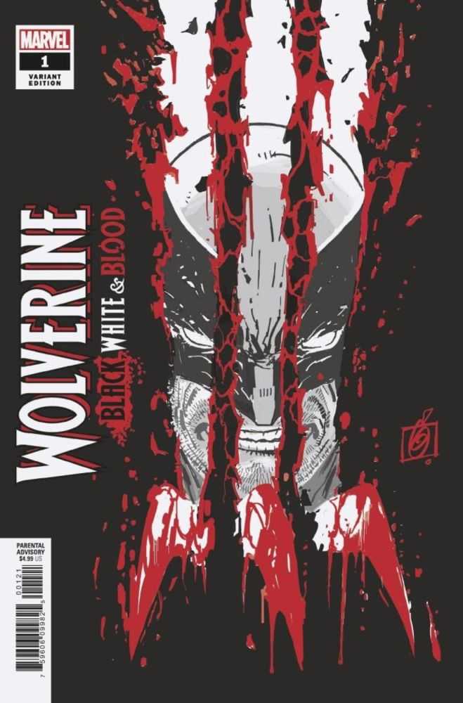 Wolverine Black White Blood #1 (Of 4) Garney Variant