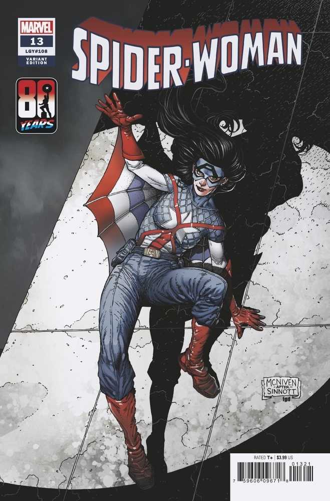 Spider Woman #13 Mcniven Captain America 80 Th Variant