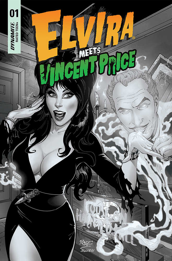 Elvira Meets Vincent Price #1 Cover J 40 Copy Variant Edition Royle Black & White