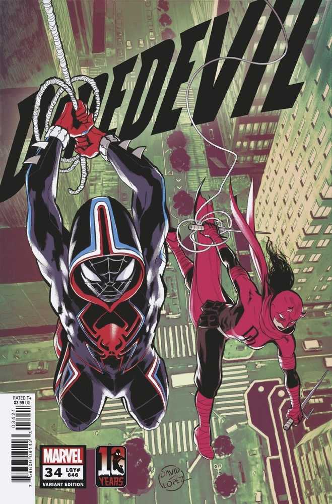 Daredevil #34 Miles Morales 10 Th Anniv Variant