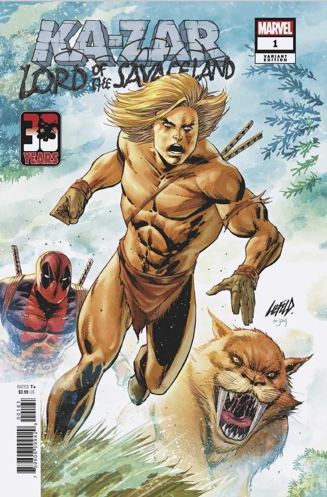 Ka Zar Lord Savage Land #1 (Of 5) Liefeld Deadpool 30 Th Variant
