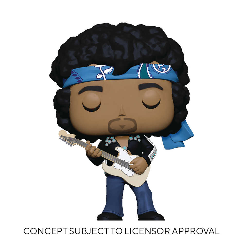 Pop Rocks Jimi Hendrix Live In Maui Jacket Vinyl Figure
