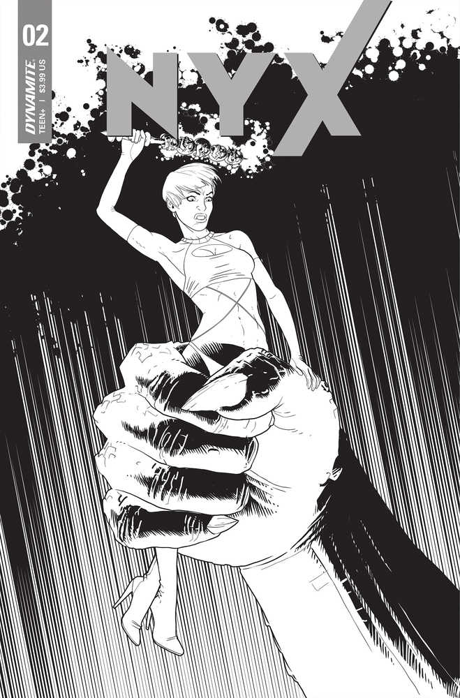 NYX #2 Cover E 10 Copy Variant Edition Matteoni Black & White