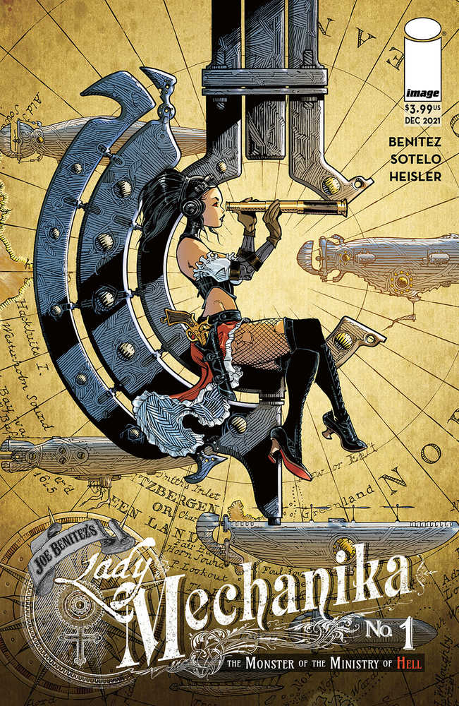 Lady Mechanika Monster Of Ministry #1 (Of 4) Cover B Vatine