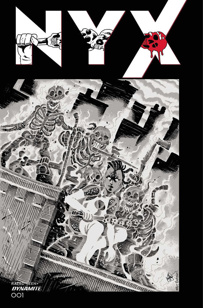 NYX #1 Cover S 11 Copy Foc Variant Edition Teenage Mutant Ninja Turtles Homage Haeser Gs