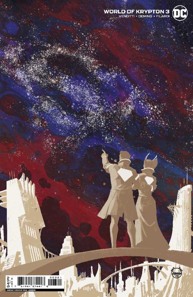 World Of Krypton #3 (Of 6) Cover B Dave Johnson Card Stock Variant