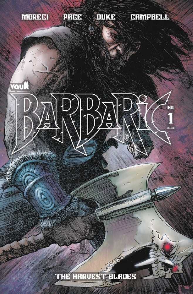 Barbaric Harvest Blades (One Shot) Cover B Richard Pace Variant