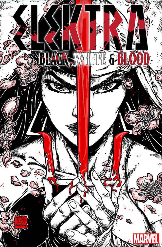 Elektra Black White Blood #4 (Of 4) 25 Copy Variant Edition Eastman Variant