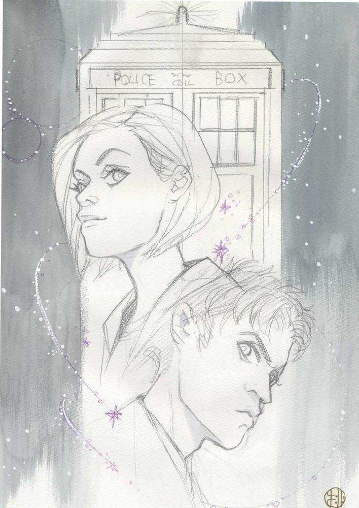 Doctor Who Comics #2 Foc Peach Momoko Sketch Cover