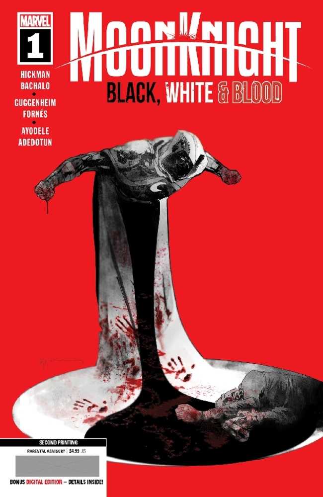 Moon Knight Black White Blood #1 (Of 4) 2nd Printing Sienkiewicz