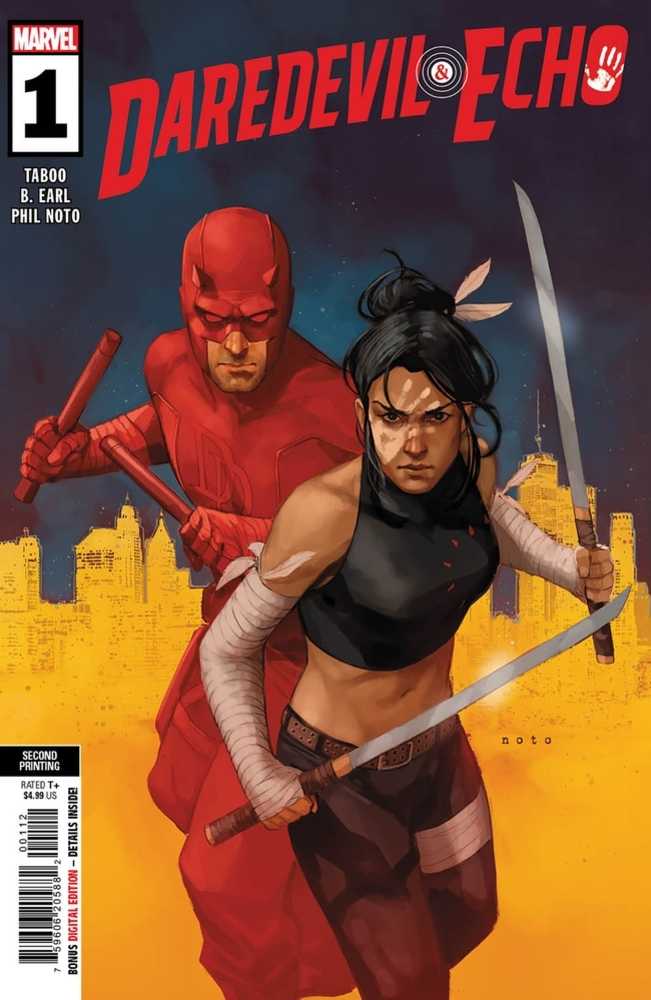 Daredevil & Echo 1 Phil Noto 2nd Printing Variant