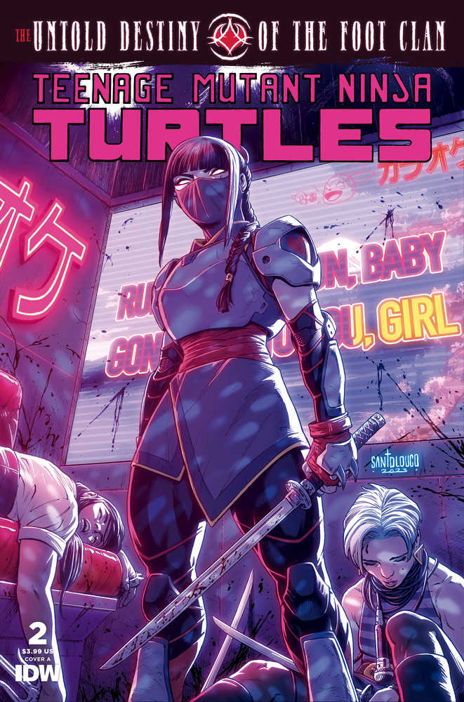 Teenage Mutant Ninja Turtles Untold Destiny Of Foot Clan #2 Cover A Santolouco