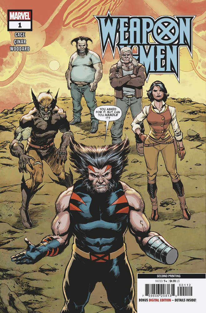 Weapon X-Men #1 Yildiray Cinar 2nd Print Variant