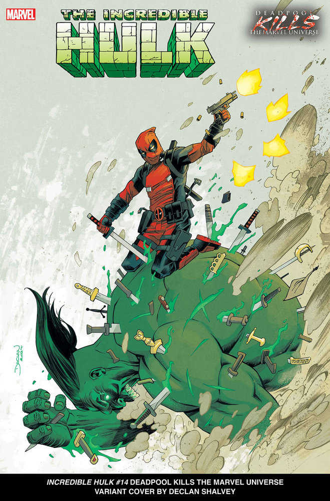 Incredible Hulk #14 Declan Shalvey Deadpool Kills The Marvel Universe Variant [D Pwx]