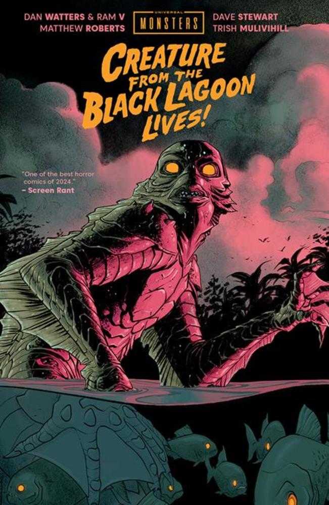 Universal Monsters Creature From The Black Lagoon Lives Hardcover Book Market Matthew Roberts & Dave Stewart Cover