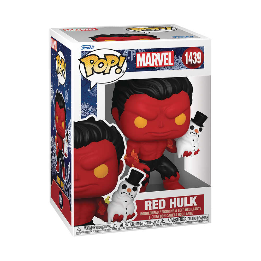 Pop Marvel Hldy S4 Red Hulk Vinyl Figure