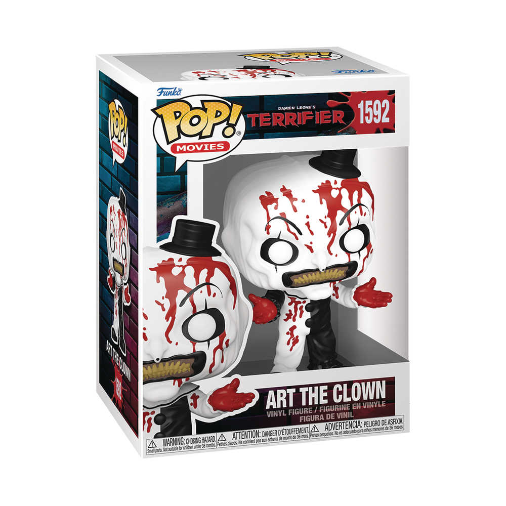 Pop Movies Terrifier 2 Art The Clown Bd Vinyl Figure