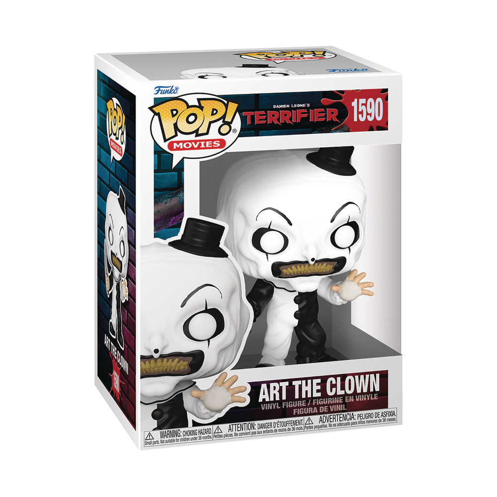 Pop Movies Terrifier Art The Clown Vinyl Figure