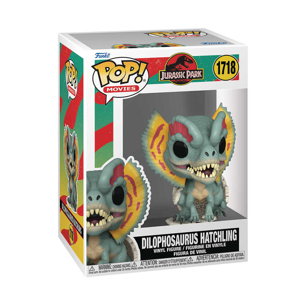 Pop Movies Jurassic Park Hatch Dilophosaurus Vinyl Figure