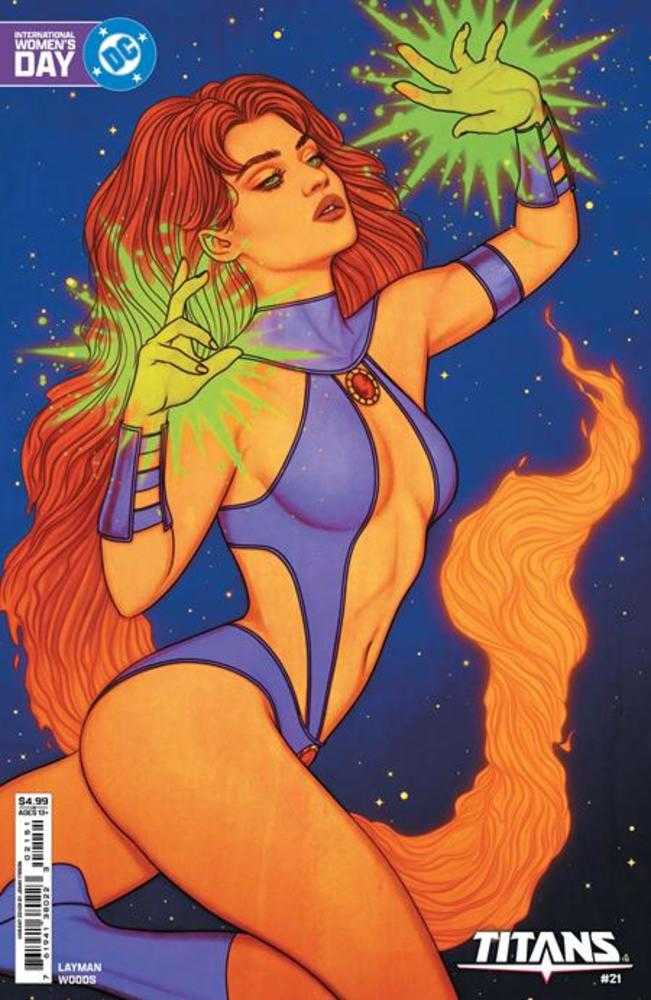 Titans #21 Cover E Jenny Frison International Womens Day Starfire Card Stock Variant