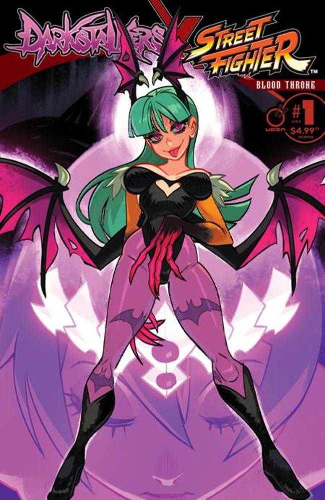 Darkstalkers X Street Fighter Blood Throne #1 (One Shot) Cover D Inc 1:5 Alex Ahad Variant  Previously Foc'D On 4/28/2025