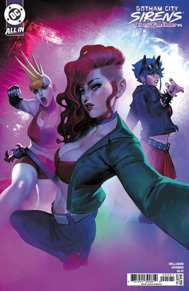 Gotham City Sirens Unfit For Orbit #5 (Of 5) Cover B Noobovich Card St