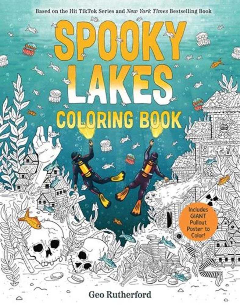Spooky Lakes Coloring Book Softcover