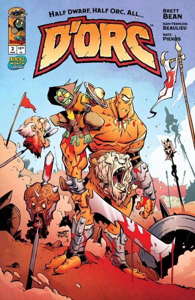 Dorc #2 Cover C Brett Bean Invincible Team Up Variant (Limit 2)