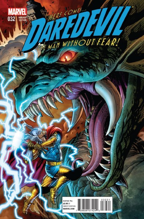 Daredevil #32 Thor Battle Variant
