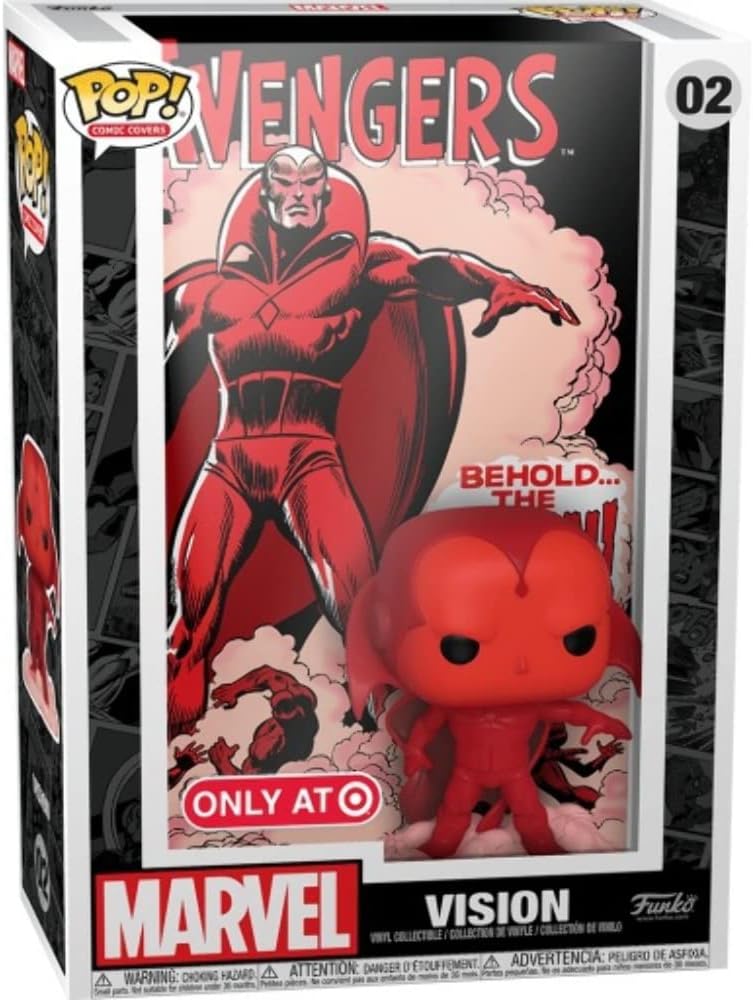 Pop Comic Covers Marvel Vision Vinyl Figure #02 Target