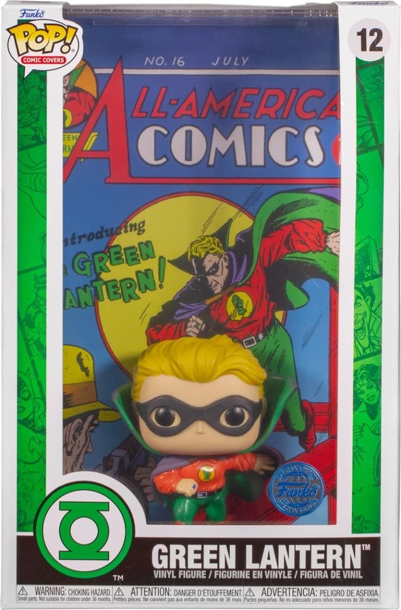 Pop Comic Cover DC Green Lantern Vinyl Figure #12 Walmart