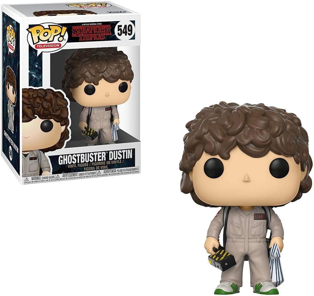 Pop Stranger Things Dustin Ghostbusters Vinyl Figure