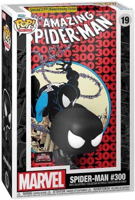 The Amazing Spider-Man #300 Funko Pop! Comic Cover Figure #19 Targetcon (slight crack on front)