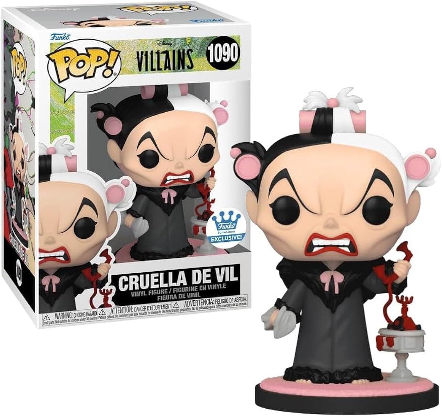 Funko Pop! Disney: Cruella De Vil Holding Phone Shop Exclusive