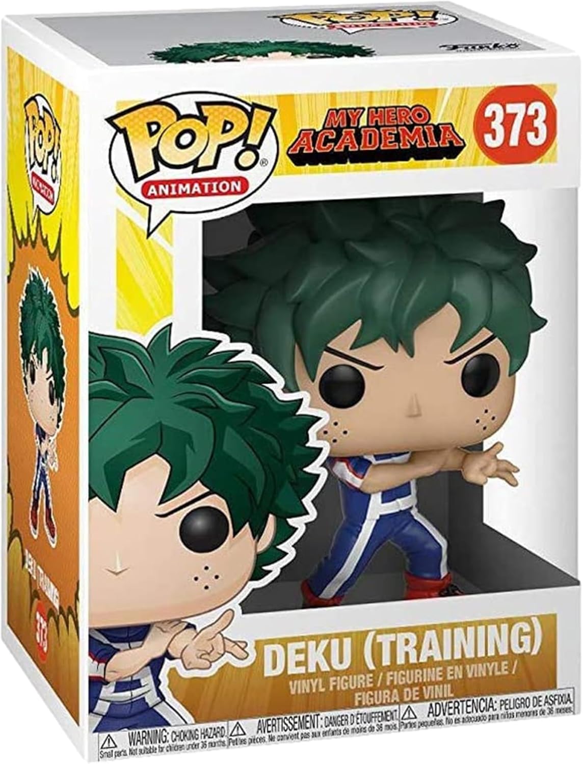 Pop Animation Mha Deku Training Vinyl Figure