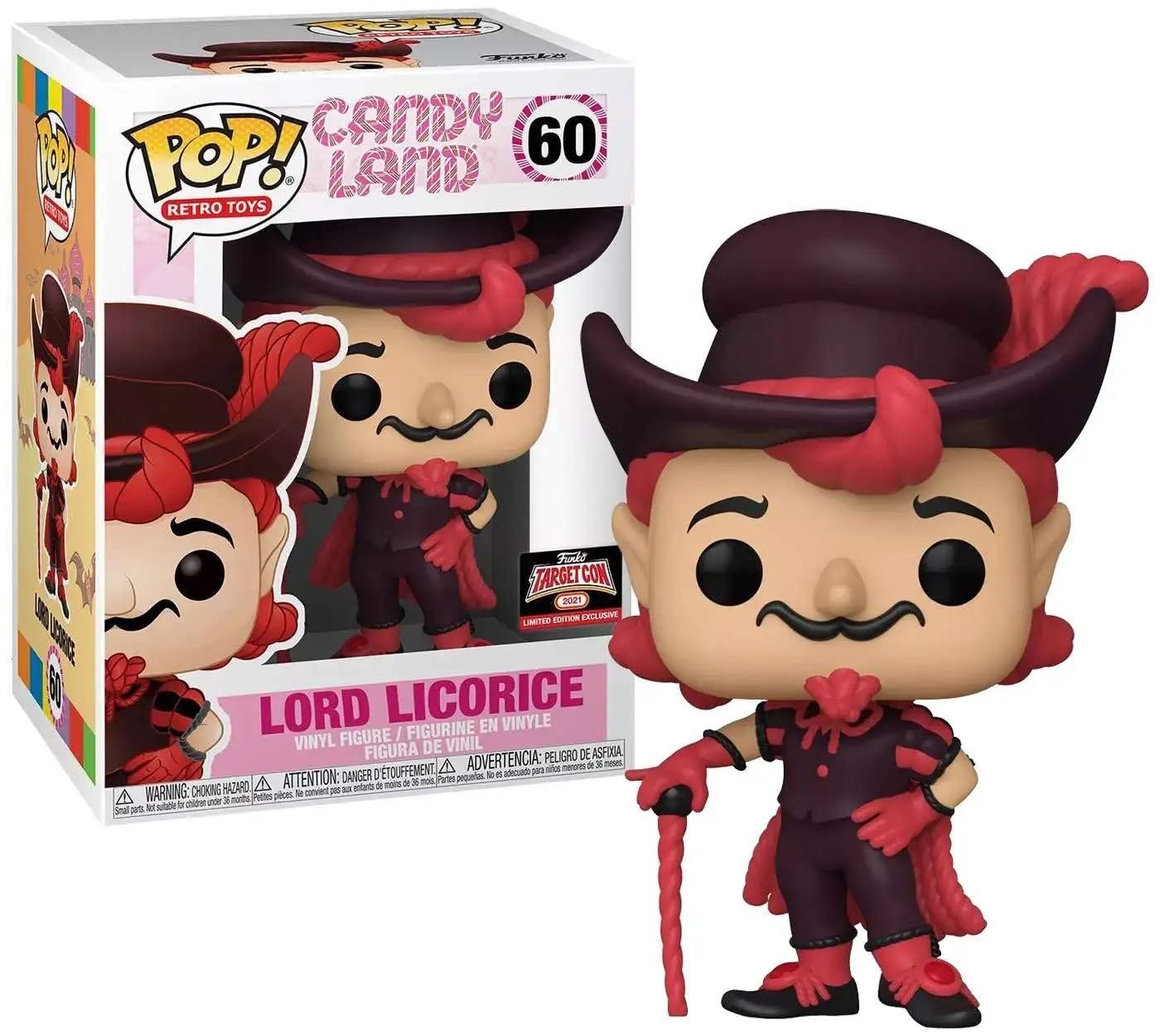 Funko POP! Vinyl Retro Toys #60: Candyland Lord Licorice Target Con 2021 Limited Edition Exclusive