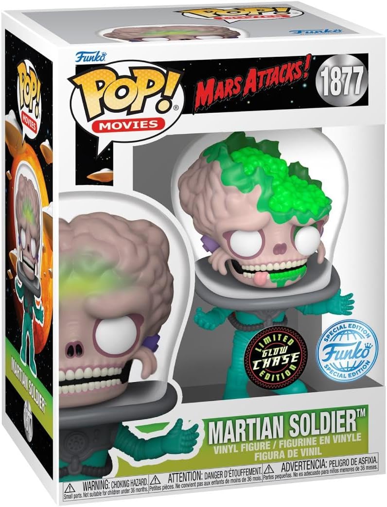 Pop Movies Mars Attacks Alien Soldier Figure Chase