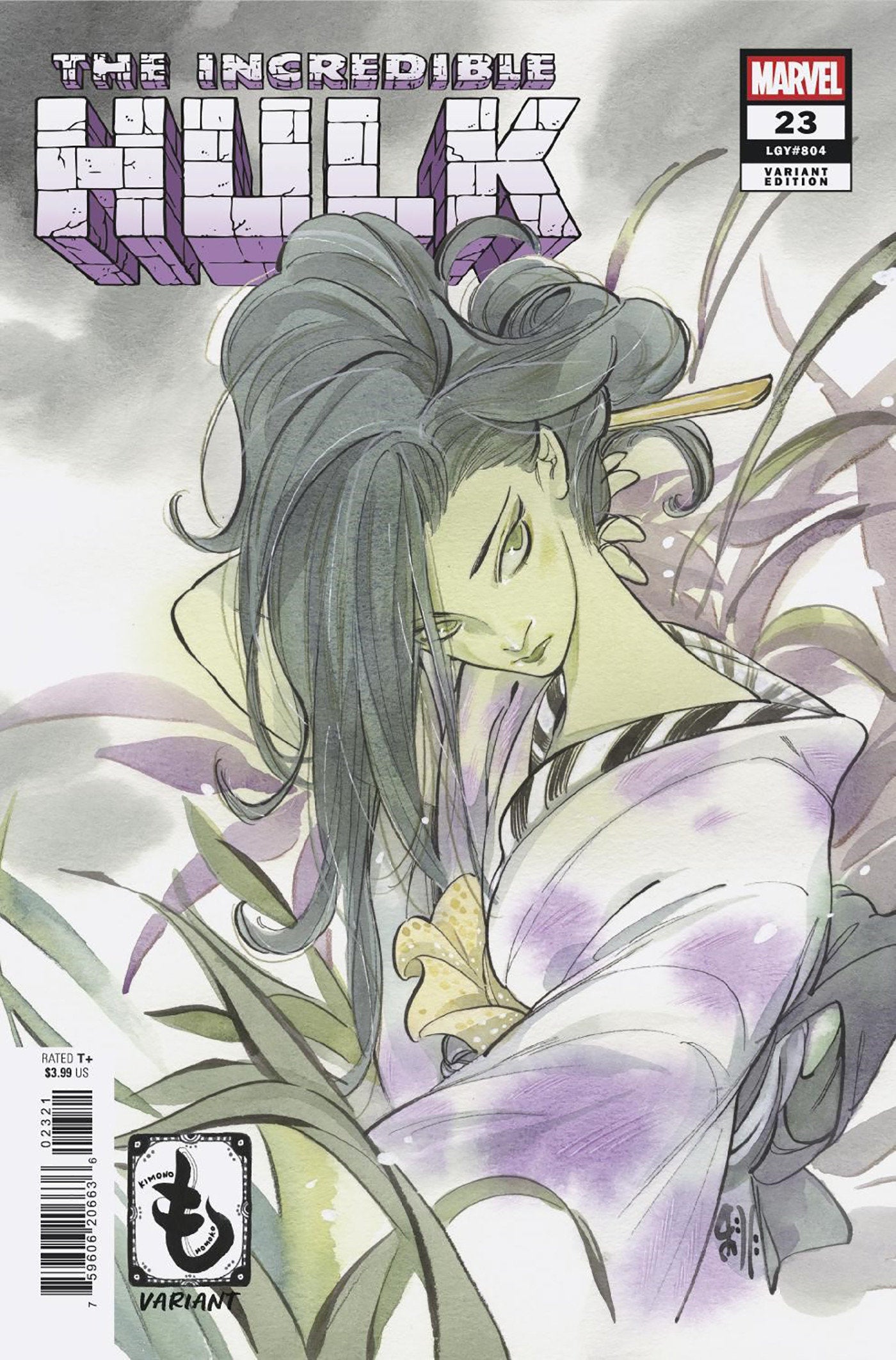 Incredible Hulk #23 Peach Momoko Kimono Variant