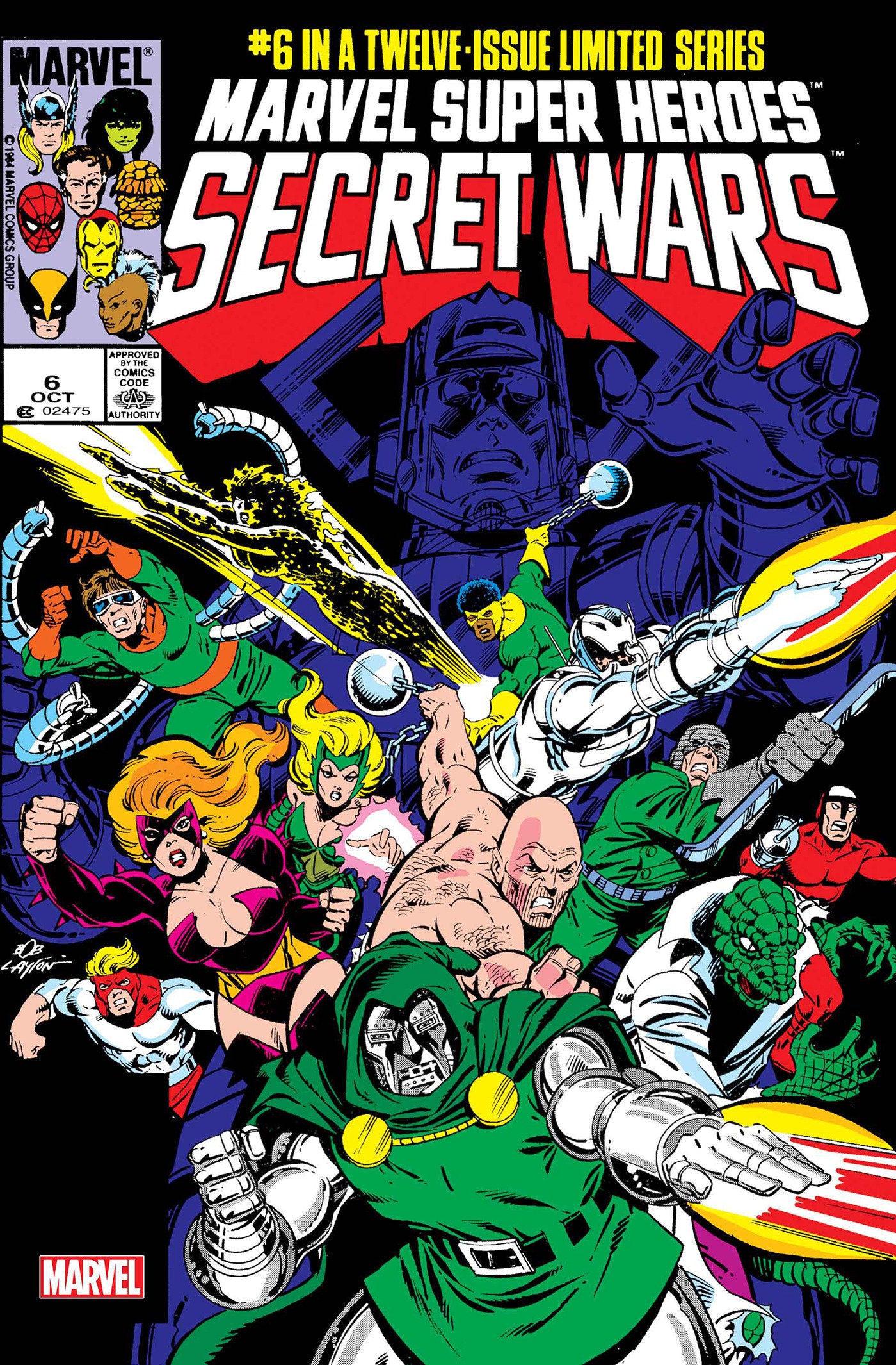 Marvel Super Heroes Secret Wars #6 Facsimile Edition Foil Variant