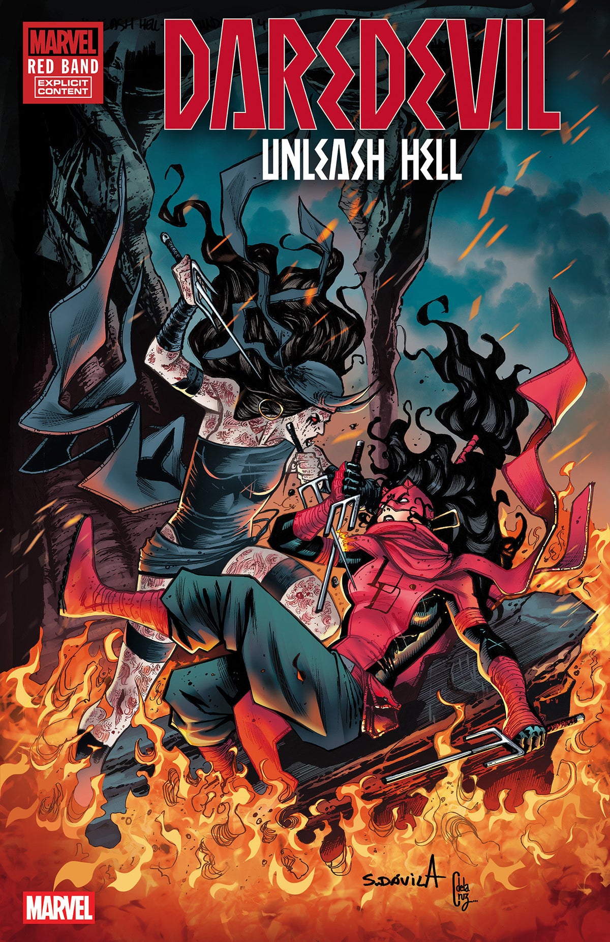 Daredevil: Unleash Hell   Red Band #4 Sergio Davila Variant [Polybagged]