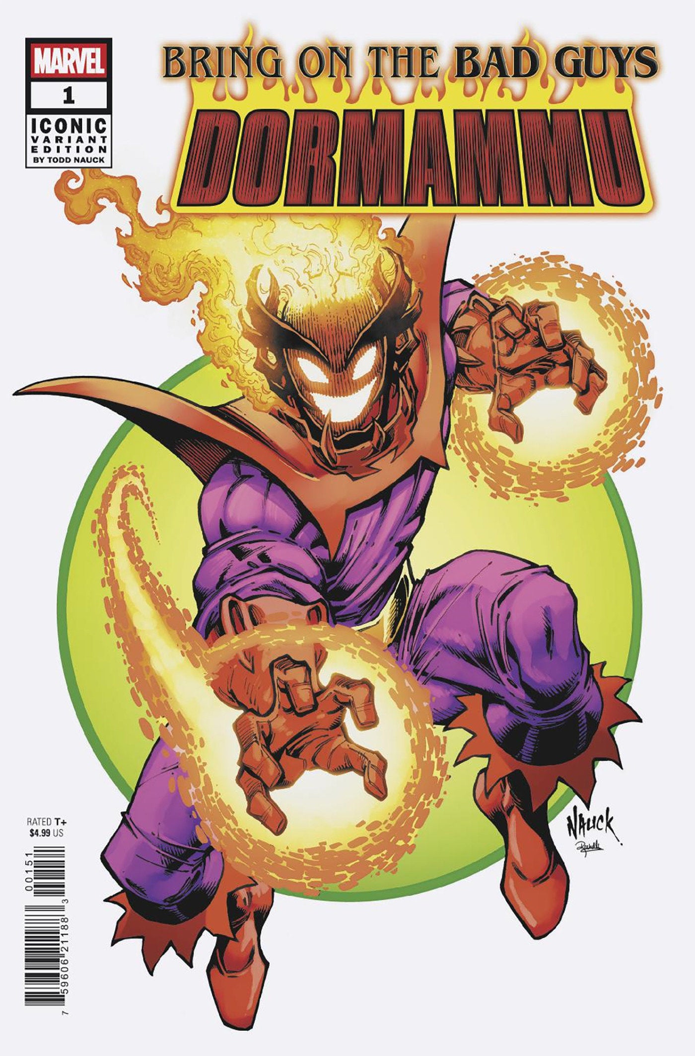 Bring On The Bad Guys: Dormammu #1 Todd Nauck Iconic Variant