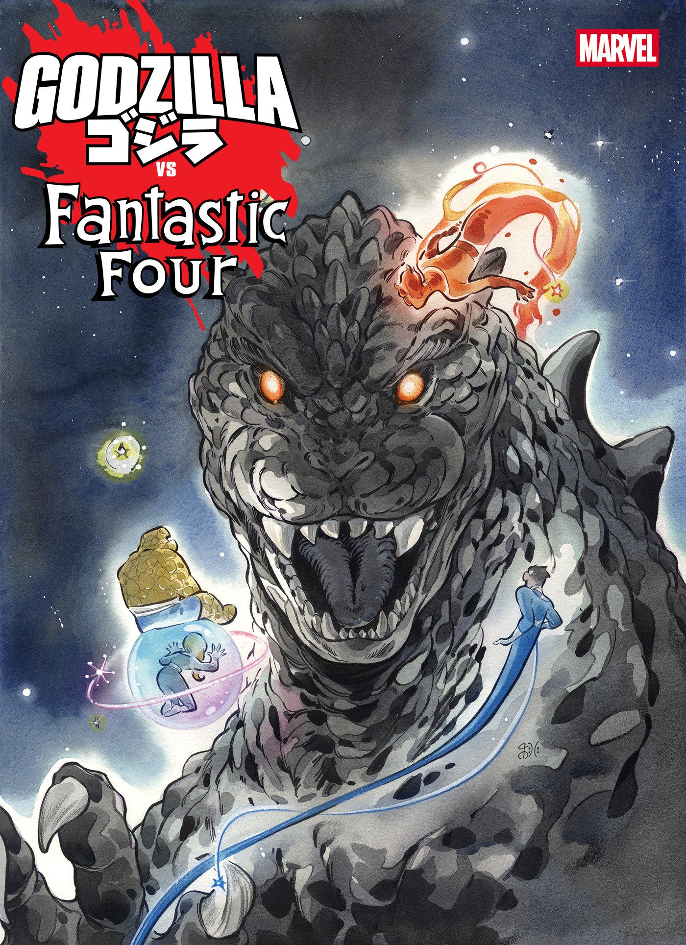 Godzilla vs. Fantastic Four #1 Peach Momoko Variant