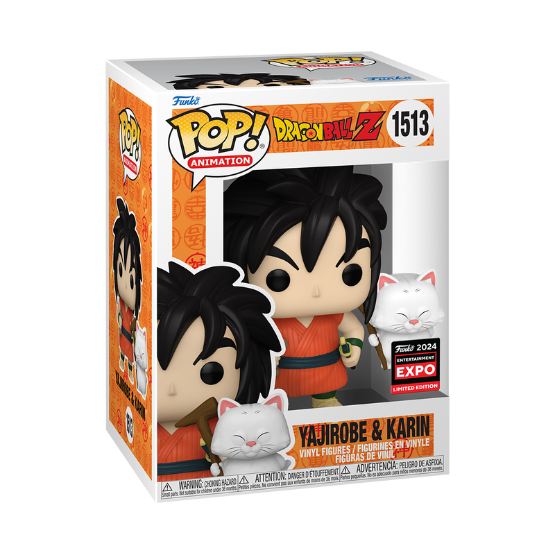 Pop Dragon Ball Z Yajirobe & Karin 2024 C2E2 Limited Edition Vinyl Figure