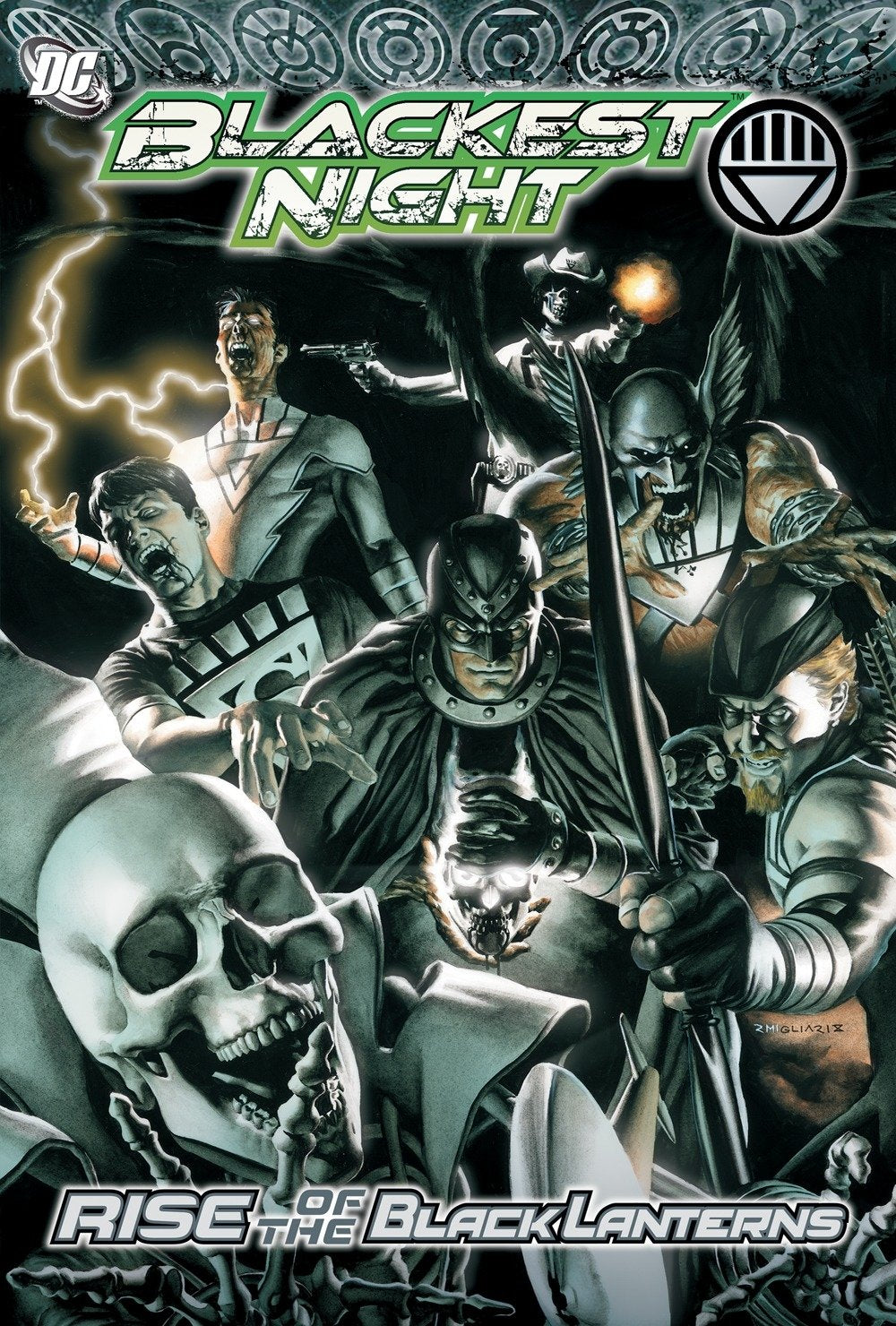 Blackest Night Rise Of The Black Lanterns Hardcover