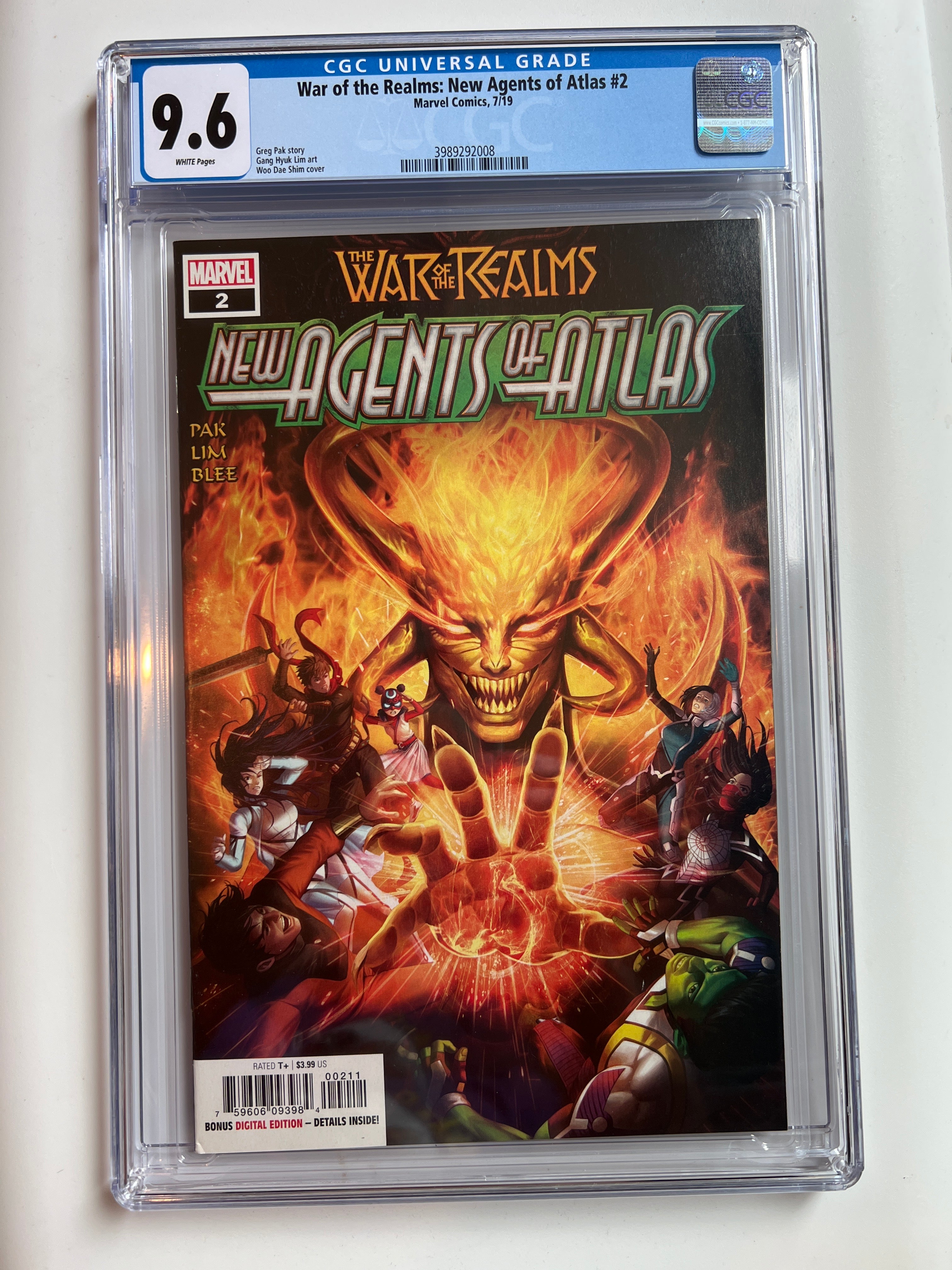 War of the Realms: New Agents of Atlas #2 9.6 | CGC 3989292008