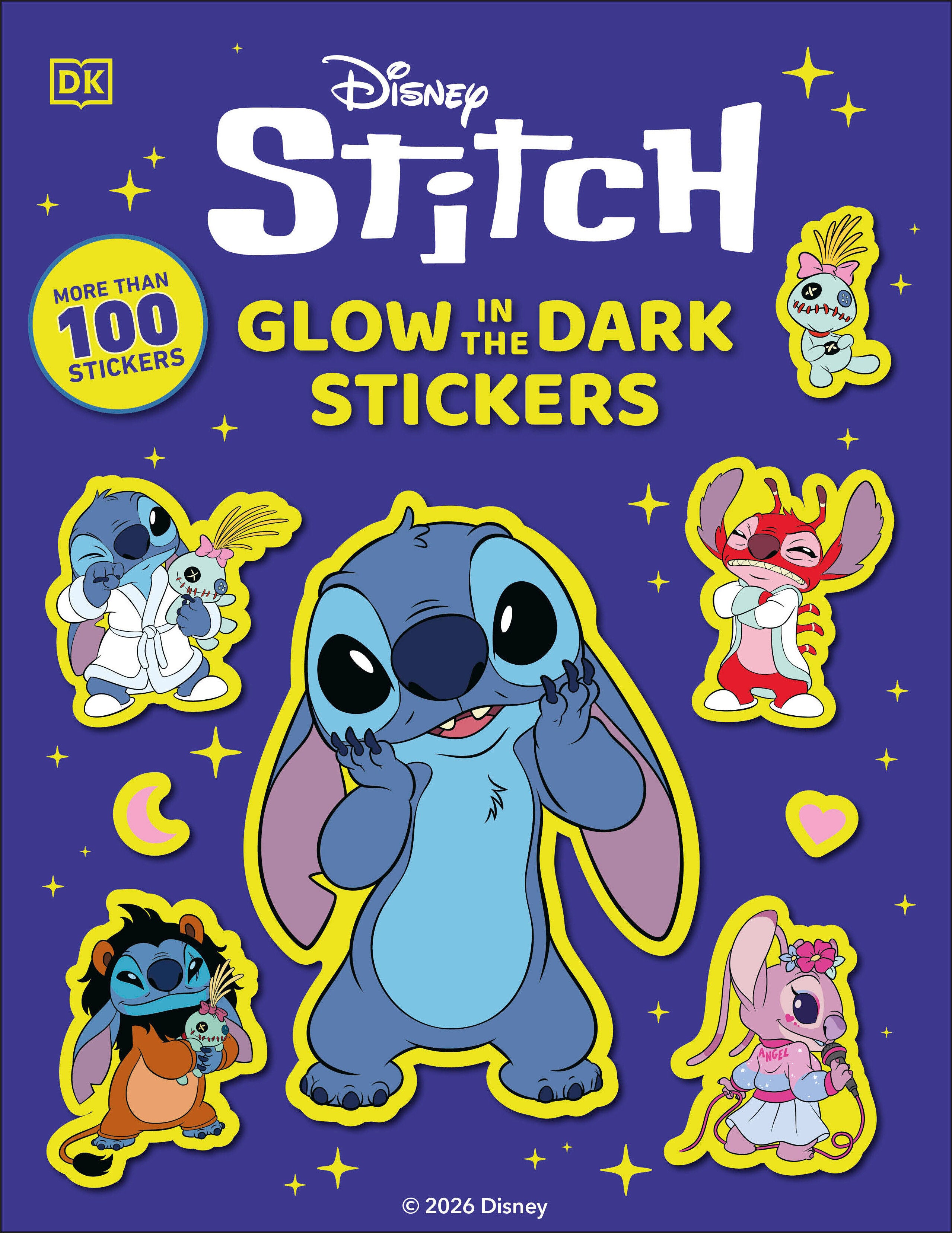 Disney Stitch Glow In The Dark Ultimate Sticker Book