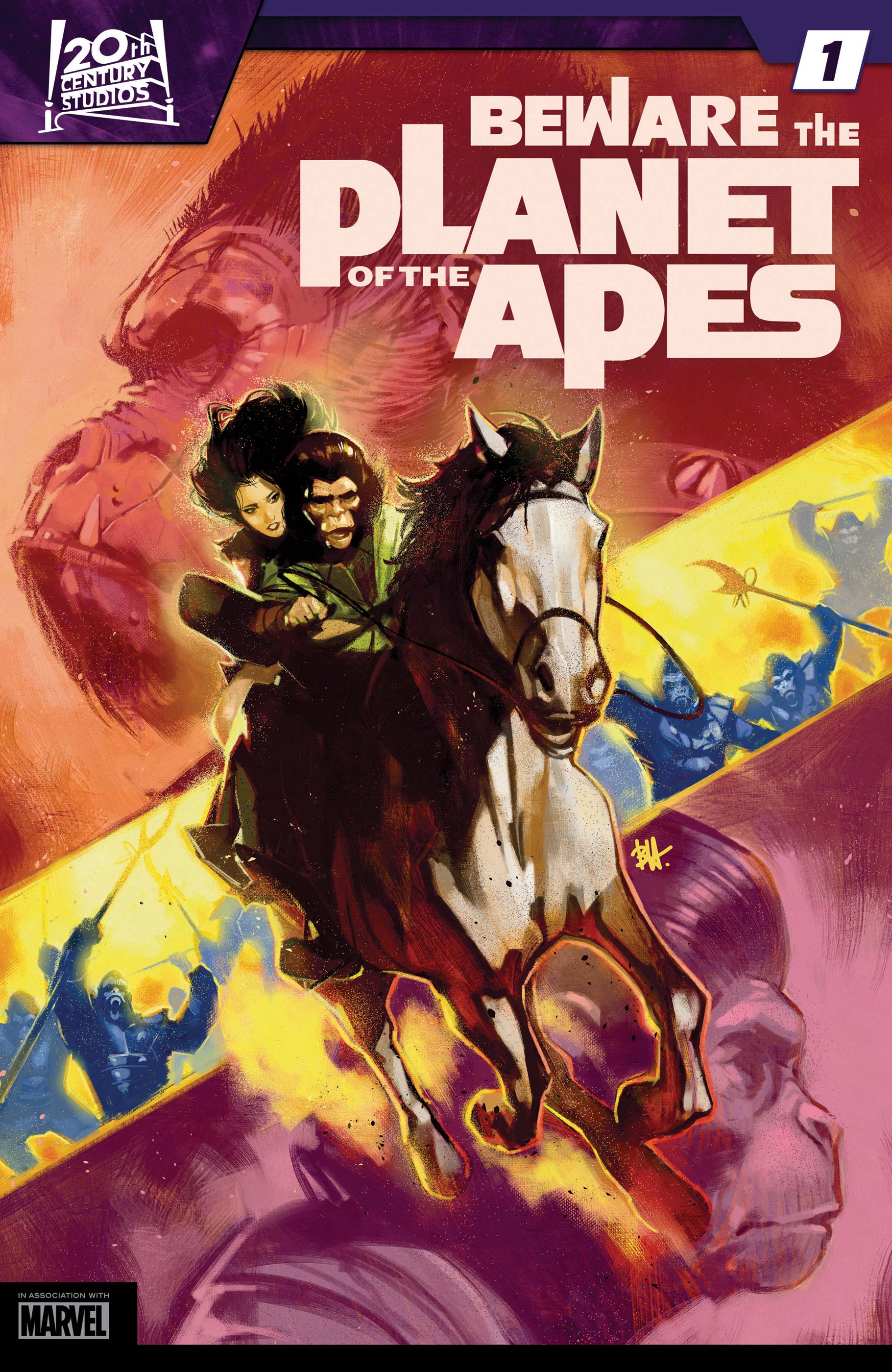 Beware the Planet of the Apes 1-4 (2024) NM Set
