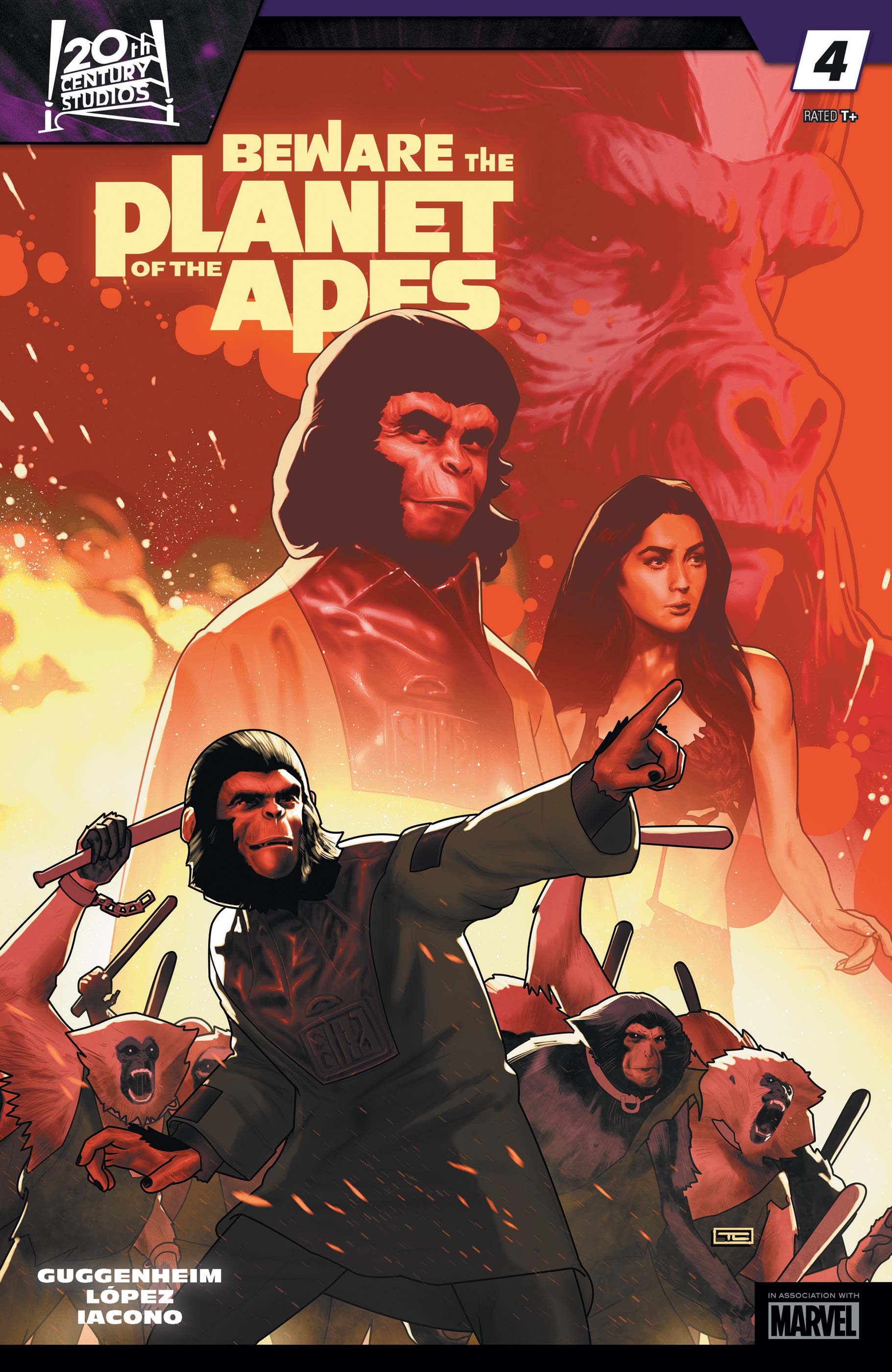 Beware the Planet of the Apes 1-4 (2024) NM Set