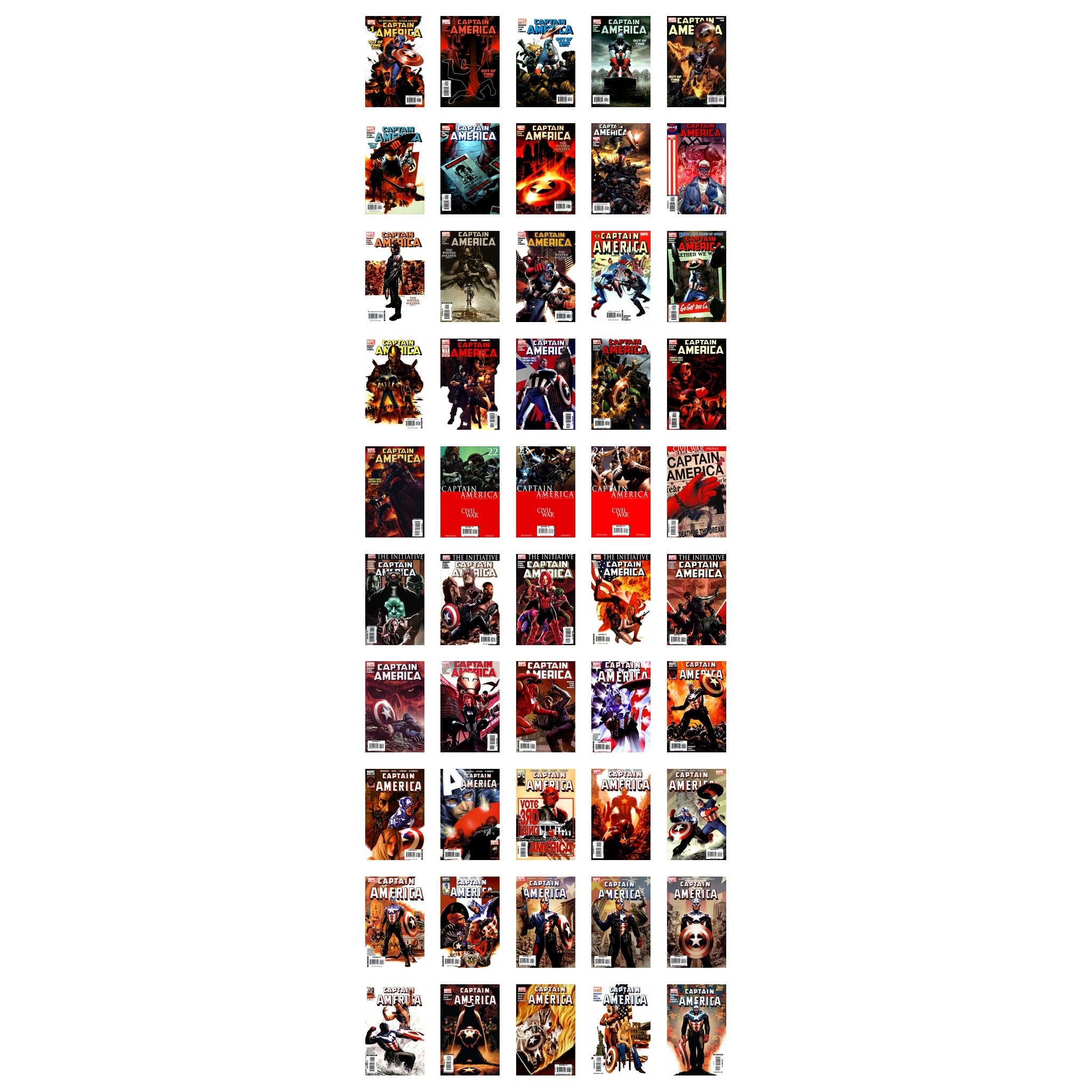 Captain America (2005) 1-50 Complete Set